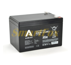 Аккумулятор AZBIST Super AGM ASAGM-12120F2, 12V 12.0Ah