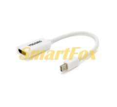 Конвертер VEGGIEG MH-W MiniDisplay Port (папа) на HDMI(мама), 25cm, White