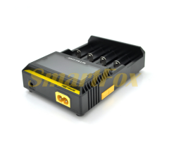 Зарядное устройство для аккумуляторов Nitecore Digicharger D4, 4 слота, LCD дисплей, поддерживает Li-ion, Ni-MH и Ni-Cd AA (R6), ААA (R03), AAAA, С
