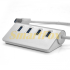 Хаб USB 3.0 алюмінієвий, 4 порти, 20 см, підтримка до 2TB