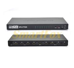 Активний HDMI сплітер 1=&gt;8 порту, 4K, 2K, 3D, 1080Р, 1,4 версія, DC5V/2A