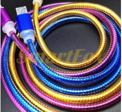 USB кабель силикон (2 м) microUSB (V8)