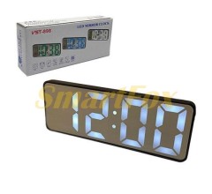 Часы настольные VST-898-6 зеркальные с белой подсветкой