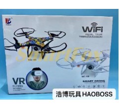 Квадрокоптер на радиоуправлении с камерой + Wi-Fi 2007 (VR BOX виртуальные очки подарок)