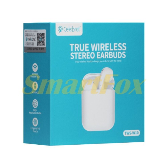 Навушники бездротові TWS Celebrat TWS-W10