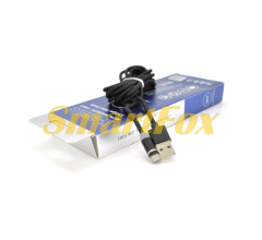 Магнитный кабель USB/MicroUSB PiPo 2m, 2А, тканевая оплетка, бронированный, съемник, Black