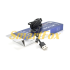 Магнитный кабель USB/Lightning PiPo, 2m, 2А, тканевая оплетка, бронированный, съемник, Black