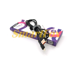 USB кабель iKAKU KSC-452 FEIZHUO Lightning, Black, 1,2м, 3,2А