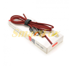 USB кабель iKAKU KSC-188 DIANYA micro, Red, длина 1,2м, 3,2А