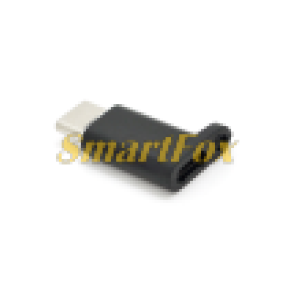 Переходник VEGGIEG TC-101 Type-C(Male) - Micro-USB(Female), Black