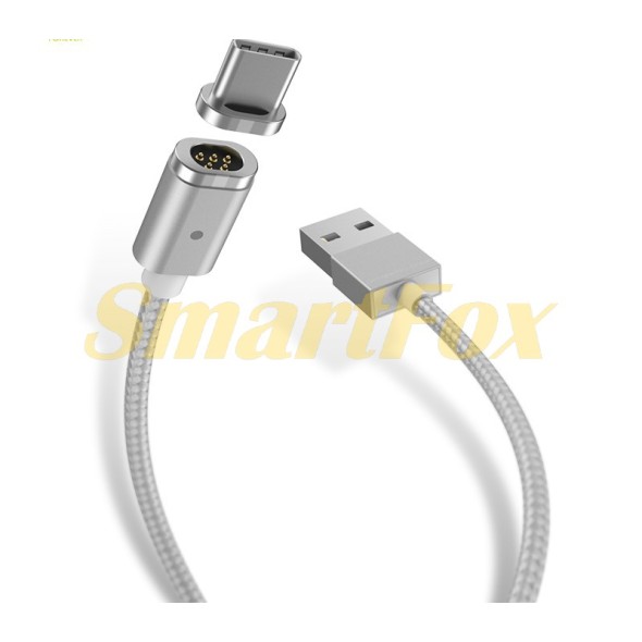 Магнітний кабель USB/TYPE-C (1 м) Тканина