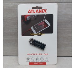 Флеш память USB 2.0 64Gb ATLANFA AT-U3 мини с отверствием  для ключей