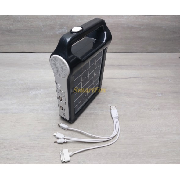 Портативная солнечная станция Easy power EP-036 овещение+блютуз+радио+USB MP3+power bank
