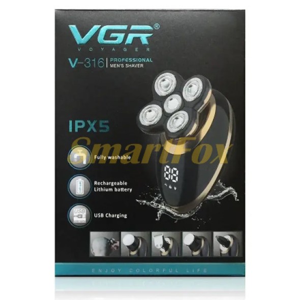 Электробритва + триммер VGR V-316 (беспроводная)