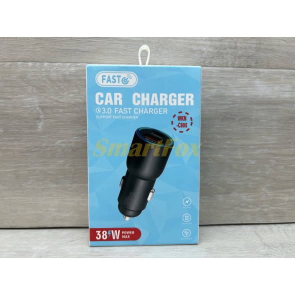 АЗУ CAR CHARGER WKN-C805 38W PD3.0+QC3.0