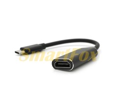 Конвертер Type-C (тато) на HDMI (мама) 10cm, Black