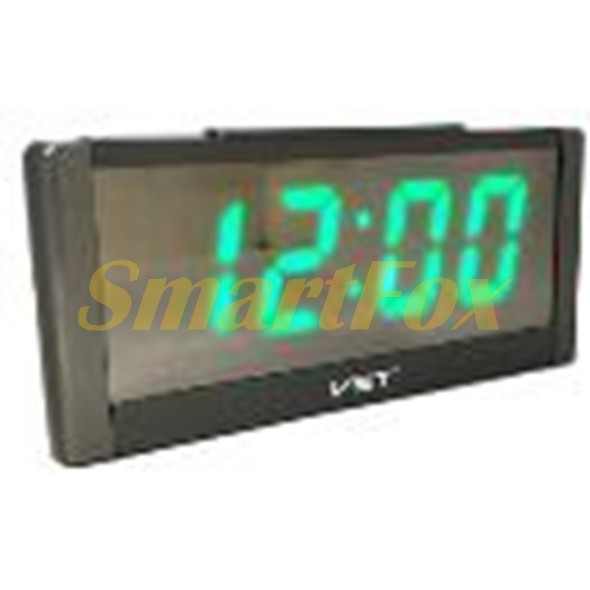 Часы настольные VST-731Y-4 с зеленой подсветкой (дисплей 7,5 дюймов)