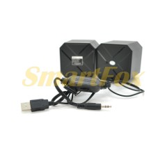 Колонки для PC 2.0 Kisonli KS-02 USB чорні