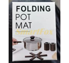 Кухонний нековзний складаний килимок Folding pot mat