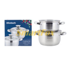 Набір посуду Ofenbach 4 предметів із нержавіючої сталі KM-100003