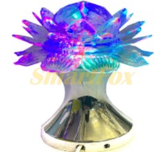 Ночник/диско шар Квітка LED Crystal Magic Ball Light AT-W927 з підсвічуванням (без обміну, без повернення