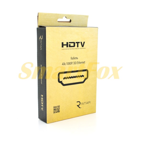 Кабель відео HDMI/HDMI Premium PL-HD347 19+1, Ultra HD 4Kx2K, 2160P, 3.0m, v2,0, OD-6.0mm, з фільтром, круглий Black