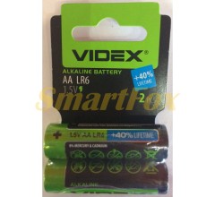 Батарейка VIDEX ALKALINE TURBO AA LR6 1.5V (ціна за 1шт, продаж упаковкою 2шт)