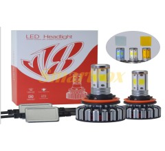 Автомобильные лампы LED H4-V18 (2шт)