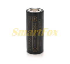 Акумулятор 26650 Li-Ion LiitoKala Lii-50A, 5000mAh, 25A, 3.7V, Black, 2 шт в упаковці, ціна за 1 шт