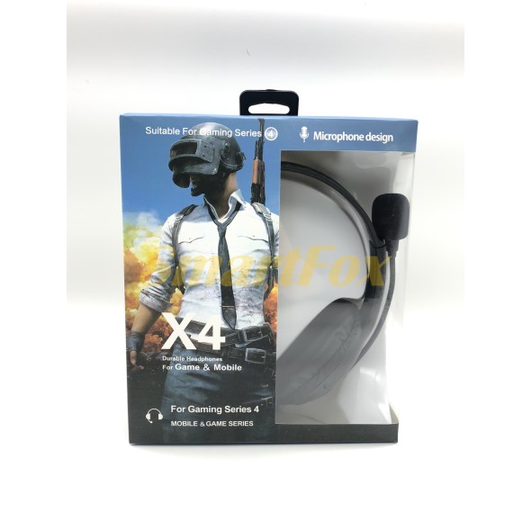 Навушники накладні з мікрофоном BATTLEGROUNDS X4 ігрові