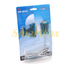 Кабель USB to RS-232 с переходником RS-232 (9 pin) > (25Pin)