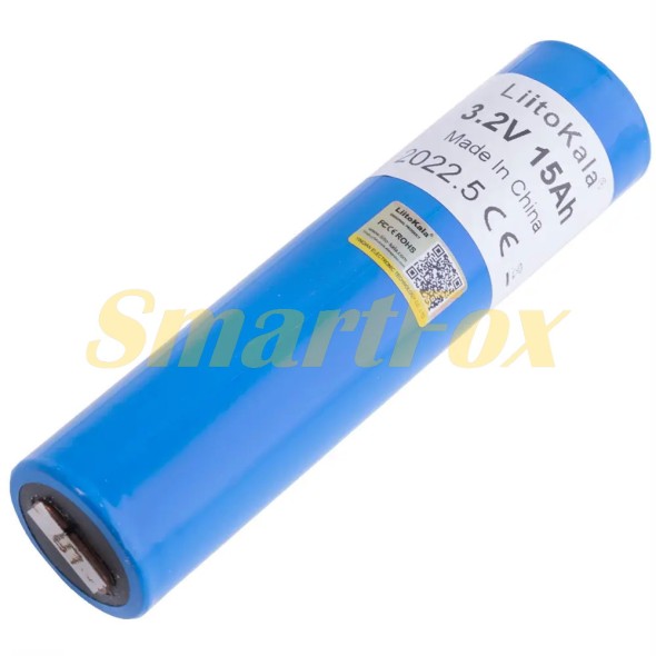Літій-залізо-фосфатний акумулятор 18500 LiFePO4 LiitoKala-33140, 15Ah, 3.2V, Blue