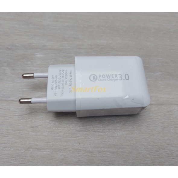 СЗУ USB ZK-1003 quick charge 3.0