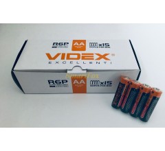 Батарейка VIDEX 1.5V AA R6P (цена за 1шт, продажа упаковкой 4шт)