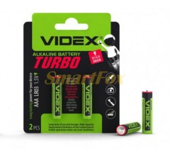 Батарейка VIDEX ALKALINE TURBO AAA LR03 1.5V (ціна за 1шт, продаж упаковкою 2шт)