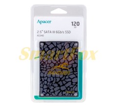 SSD Диск Apacer AS340 120GB 2.5&quot; 7mm SATAIII Standard (AP120GAS340G-1)