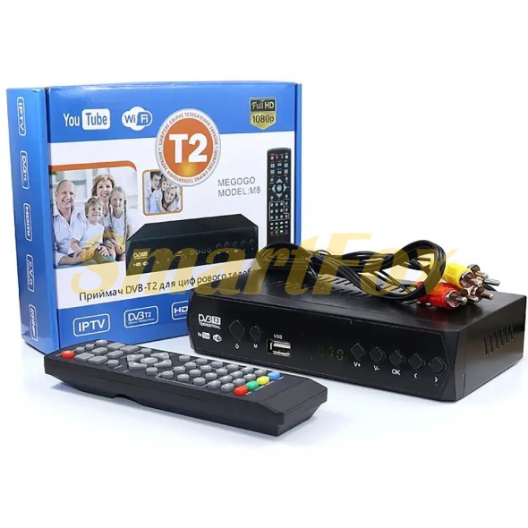 Приставка Т2 Megogo MG-2022 IPTV/YouTube/WiFi/MP4/1080