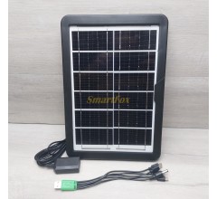 Портативная солнечная панель CcLamp CL-680 8W+ набор переходников