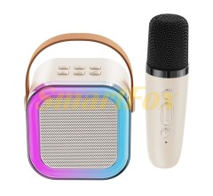 Портативна колонка Bluetooth K12 KTV Karaoke 2 мікрофони