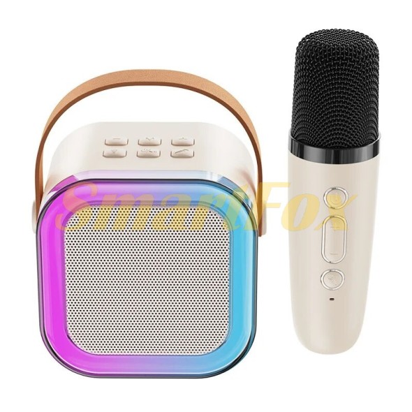 Портативна колонка Bluetooth K12 KTV Karaoke 2 мікрофони