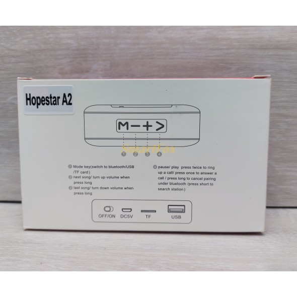 Портативна колонка Bluetooth HOPESTAR A2