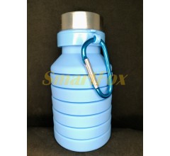 Бутылка для воды силиконовая складывающаяся 550мл 582 (без возврата, без обмена)