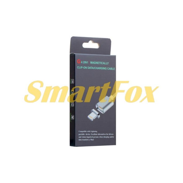 Магнитный кабель USB/Lightning G4 магнитный