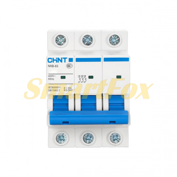 Автоматический выключатель CHNT NXB-63 3P C16, 16A