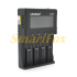 Зарядний пристрій для акумуляторів Liitokala PD4, 4 слоти, LCD дисплей, підтримує Li-ion, Ni-MH та Ni-Cd AA (R6), ААA (R03), AAAA, С (R14)