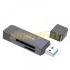 Кардридер Hoco HB45 Spirit 2в1 USB/Type-C 3.0