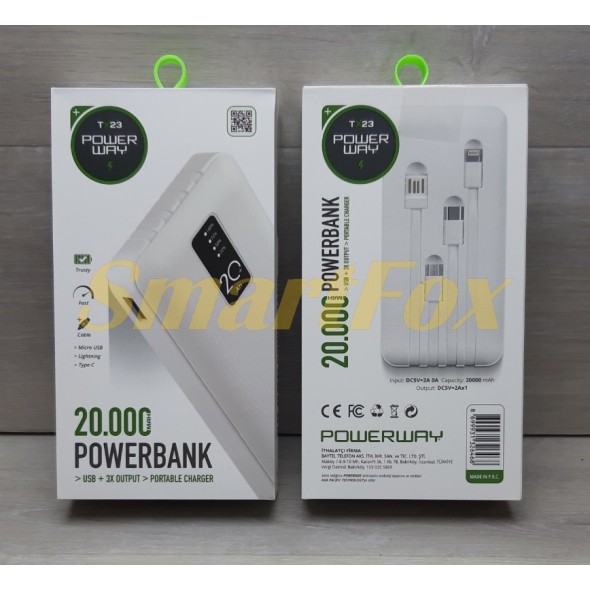 УМБ (Power Bank) Powerway TX-23 20000mAh