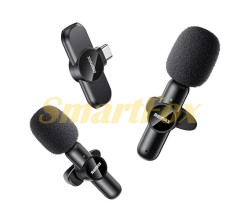 Микрофон петличный беспроводной Remax K10 Twin Type C