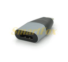 Адаптер (переходник) Type-C (папа)/HDMI(мама), Black-gray