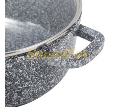 Каструля з кришкою Ofenbach 2.3л з литого алюмінію з антипригарним покриттям та для індукції та газу KM-100500
